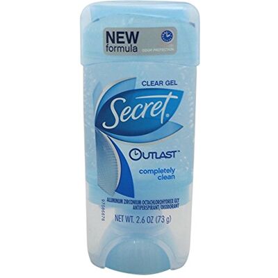 Secret Outlast Clear Gel Anti-perspirant & Deodorant Completely Clean 80ml, Completely Clean Secret Outlast Clear Gel Anti-perspirant & Deodorant Completely Clean 80ml, Completely Clean