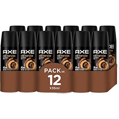 AXE Deodorante per uomo Bodyspray Dark Temptation 35 ml Confezione da 12 AXE Deodorante per uomo Bodyspray Dark Temptation 35 ml Confezione da 12