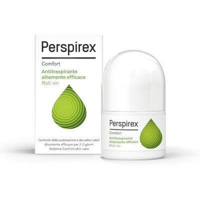 PERSPIREX Comfort Roll-on Deodorante Antitraspirante Ascelle, Protezione Efficace Contro Sudori e Odori, Formula Senza Profumo, Adatto per Pelli Sensibili, Clinicamente Testato, Lunga Durata, 20ml PERSPIREX Comfort Roll-on Deodorante Antitraspirante Ascelle, Protezione Efficace Contro Sudori e Odori, Formula Senza Profumo, Adatto per Pelli Sensibili, Clinicamente Testato, Lunga Durata, 20ml