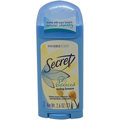 Secret Original Spring Breeze Scent Women's Invisible Solid Ph Balanced Antiperspirant & Deodorant 2.6 Oz by Secret Original Spring Breeze Scent Women's Invisible Solid Ph Balanced Antiperspirant & Deodorant 2.6 Oz by