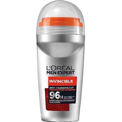 L'Oreal L'Oréal Men Expert Invincible 96h 50ml Deodorante Bille L'Oreal L'Oréal Men Expert Invincible 96h 50ml Deodorante Bille