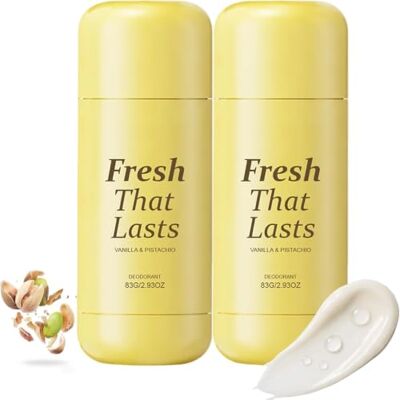 Generic Deodorante stick Fresh That Lasts, profumo di vaniglia e pistacchio, deodorante ascellare a lunga durata, controlla efficacemente sudore e odore corporeo, 50 g Generic Deodorante stick Fresh That Lasts, profumo di vaniglia e pistacchio, deodorante ascellare a lunga durata, controlla efficacemente sudore e odore corporeo, 50 g