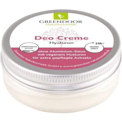 GREENDOOR Deodorante crema all'acido ialuronico per ascelle extra curate Forte contro gli odori di sudore, deodorante certificato Peta (senza esperimenti sugli animali), cosmetico naturale con aloe GREENDOOR Deodorante crema all'acido ialuronico per ascelle extra curate Forte contro gli odori di sudore, deodorante certificato Peta (senza esperimenti sugli animali), cosmetico naturale con aloe