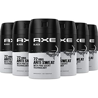 AXE Deodorante antitraspirante nero 6 x 150 ml AXE Deodorante antitraspirante nero 6 x 150 ml
