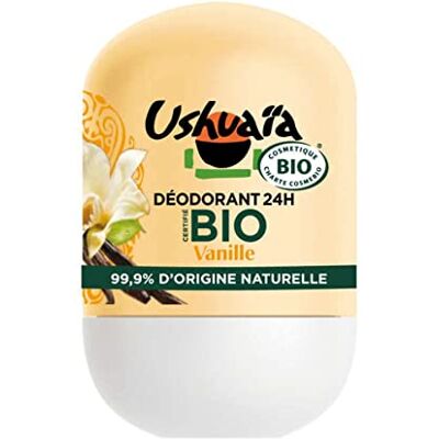 Ushuaia Deodorante a 24 ore, vaniglia del Madagascar biologico, 50 ml Ushuaia Deodorante a 24 ore, vaniglia del Madagascar biologico, 50 ml