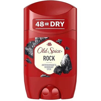 Old Spice Rock deodorante stick da uomo (50 ml), antitraspirante, profumo di lunga durata Old Spice Rock deodorante stick da uomo (50 ml), antitraspirante, profumo di lunga durata