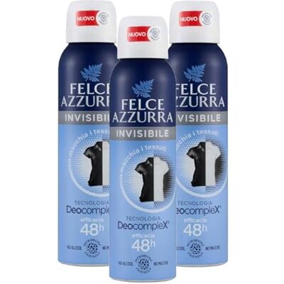 Felce Azzurra Deodorante Unisex Spray Skin Care Formula Idracare Con The Bianco 48H 150 Ml (3 Unità) Felce Azzurra Deodorante Unisex Spray Skin Care Formula Idracare Con The Bianco 48H 150 Ml (3 Unità)