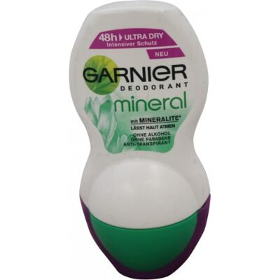 Garnier Deo Roll-On 50ml Mineral Ultra For Woman / Deoroller / Anti Transpirant / Mit belebendem Duft Garnier Deo Roll-On 50ml Mineral Ultra For Woman / Deoroller / Anti Transpirant / Mit belebendem Duft