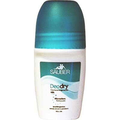Sauber 6 x Deodry Roll On 48h Microsfere Rinfrescanti 50 Ml Sauber 6 x Deodry Roll On 48h Microsfere Rinfrescanti 50 Ml