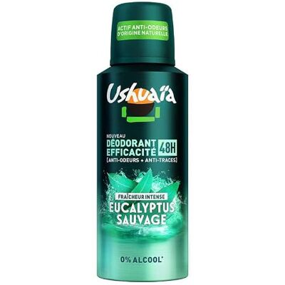 Ushuaia Deodorante da uomo Efficienza 48H Eucalipto Selvaggio 150ml Ushuaia Deodorante da uomo Efficienza 48H Eucalipto Selvaggio 150ml