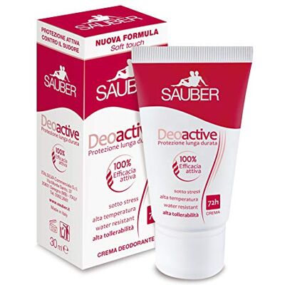 Sauber Set 12 Deodorante crema deoactive lunga durata 30 ml. Sauber Set 12 Deodorante crema deoactive lunga durata 30 ml.