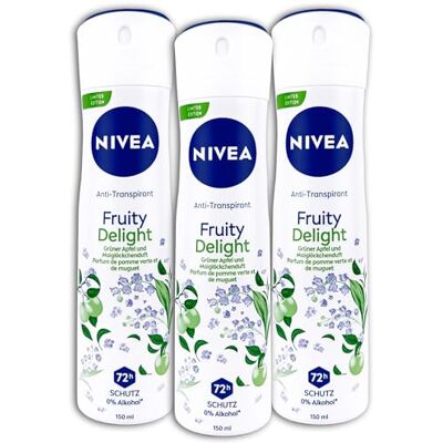 NIVEA Deodorante spray Fruity Delight 3 x 150 ml NIVEA Deodorante spray Fruity Delight 3 x 150 ml