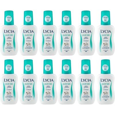 Lycia Set 12 Deodorante VAPO Talco 75 Ml. Cura del Corpo, Multicolore, Unica Lycia Set 12 Deodorante VAPO Talco 75 Ml. Cura del Corpo, Multicolore, Unica