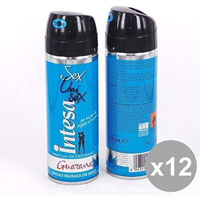 Intesa Set 12 Sex Deodorante Spray 125 Guarana' Deodoranti per il corpo Intesa Set 12 Sex Deodorante Spray 125 Guarana' Deodoranti per il corpo