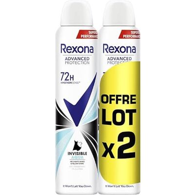 Rexona Deodorante spray antitraspirante 72h,2x200ml Rexona Deodorante spray antitraspirante 72h,2x200ml