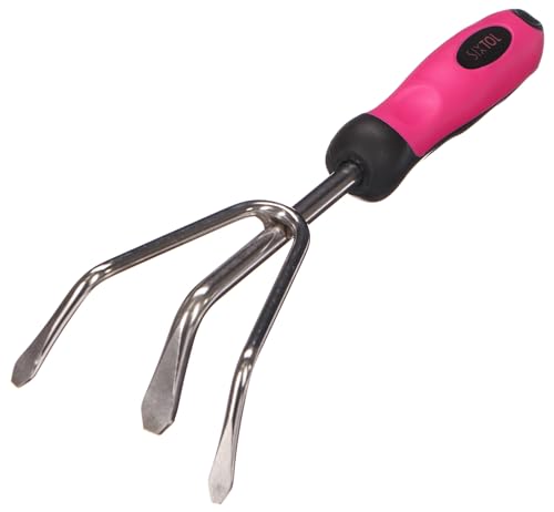 SIXTOL GARDEN PINK ONE Coltivatore a mano, 28 cm