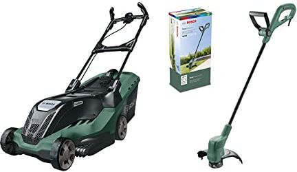 Bosch Tosaerba AdvancedRotak 650, 1700 Watt, Larghezza di Taglio: 40 cm & Tagliabordi elettrico EasyGrassCut 23, 280 Watt, diametro di taglio 23 cm, in confezione di cartone