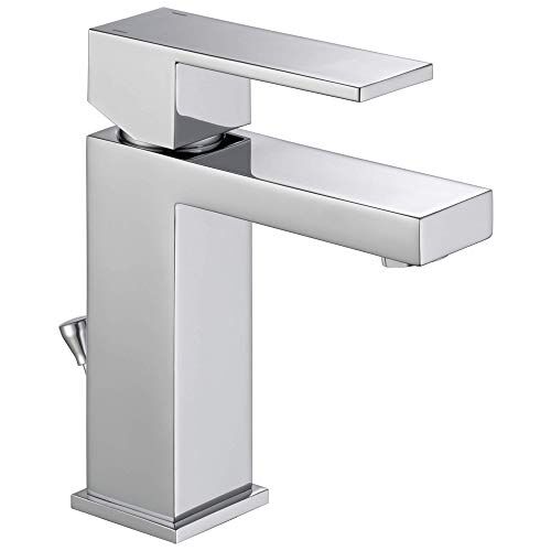 Delta Faucet 567lf-sspp moderno singola maniglia lavabo, Chrome, 7.63 x 6.00 x 7.13 inches
