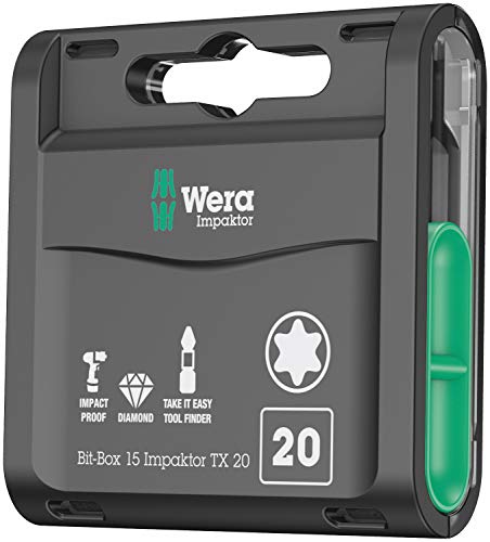 Wera , Bit-Box 15 Impaktor TORX 20