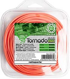 Ratioparts Filo di nylon 2,0 mm Tornado Alu-Cut 15 m filo per decespugliatore