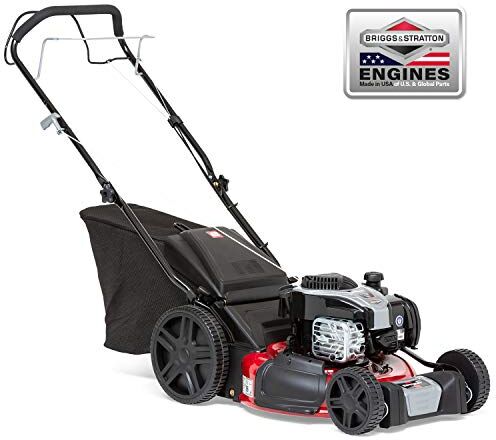 Briggs & Stratton Sprint 460SPx Tagliaerba Semovente a Benzina da 46 cm/18” con Motore Briggs and Stratton 575Ex Series con Funzione ReadyStart®, Rosso Scuro, 46 cm / SPx