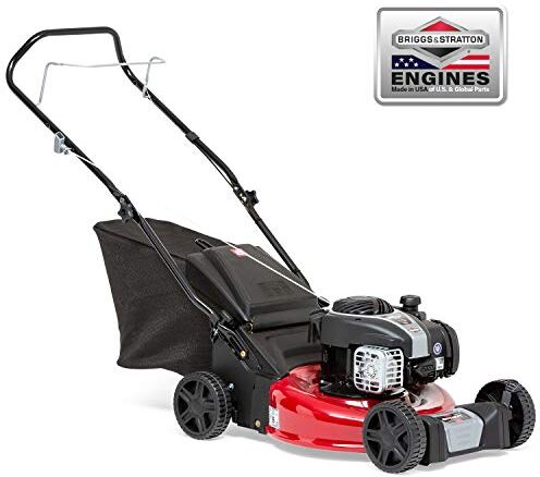 Briggs & Stratton Sprint 460P Tagliaerba Semovente a Spinta a Benzina da 46 cm/18" con Motore  450E Series, Rosso Scuro