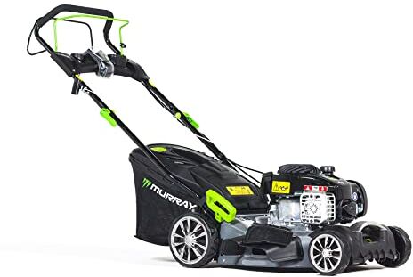 Murray Tagliaerba a Scoppio "" Semovente 4-in-1 Tagliaerba a Benzina, 46 cm Rasaerba a Scoppio con Raccoglitore D'erba da 50 Litri Tosaerba a Scoppio con Motore Briggs & Stratton