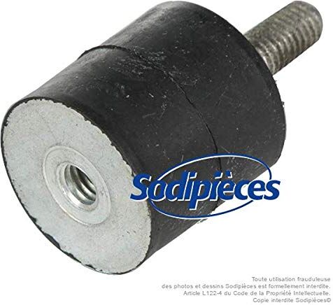 Ratioparts Isolatore a Oscillazione 30 x 30 m8b