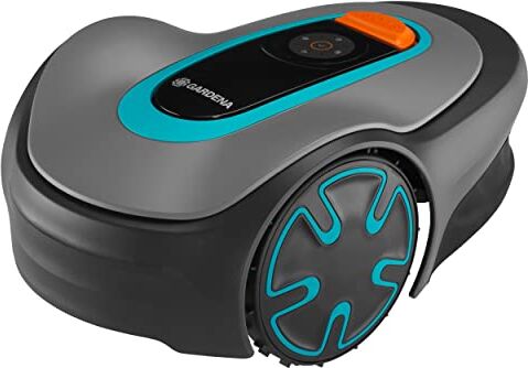 Gardena Robot Sileno Minimo: Programmabile con App Bluetooth, Falcia Superfici Fino a 500 m2, Rasaerba Robotizzato che Adatta i Tempi di Taglio alla Crescita, Standard, fino a 500 m2