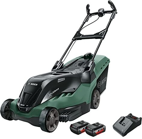 Bosch Rasaerba a Batteria AdvancedRotak 36-660, 36 Volt, 2x 2.0 Ah, Larghezza di taglio: 40 cm, per Prati Fino 660 m², Confezione in Cartone