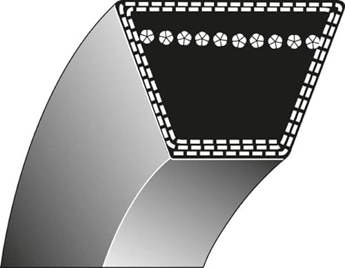 Ratioparts Cinghia trapezoidale tipo 1-15,8 x 1676