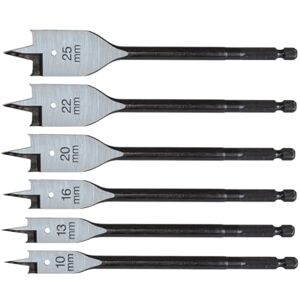 C.K Set di 6 mecchie piatte per legno C.K Set di 6 mecchie piatte per legno
