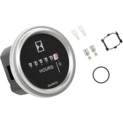 Runleader RL-HM009 Contatore Ore Meccanico DC 6V-80V IP65 con Staffa Staffa di Montaggio Inclusa per Installazione Veloce e Sicura. Per Tosaerba, Trattori, Generatori, Golf Cart, Motori Barca Runleader RL-HM009 Contatore Ore Meccanico DC 6V-80V IP65 con Staffa Staffa di Montaggio Inclusa per Installazione Veloce e Sicura. Per Tosaerba, Trattori, Generatori, Golf Cart, Motori Barca
