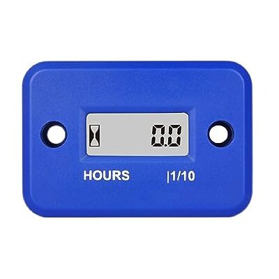 Runleader Contatore Ore Digitale per Piccoli Motori Impermeabile IP68,Blu RL-HM006A Per Motori a Benzina Tosaerba, Generatore, Compressore, Moto, ATV, Fuoribordo, Motosega e Trattore Runleader Contatore Ore Digitale per Piccoli Motori Impermeabile IP68,Blu RL-HM006A Per Motori a Benzina Tosaerba, Generatore, Compressore, Moto, ATV, Fuoribordo, Motosega e Trattore
