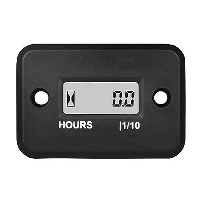Runleader Contatore Ore Digitale per Piccoli Motori Impermeabile IP68,Nero RL-HM006A Per Motori a Benzina Tosaerba, Generatore, Compressore, Moto, ATV, Fuoribordo, Motosega e Trattore Runleader Contatore Ore Digitale per Piccoli Motori Impermeabile IP68,Nero RL-HM006A Per Motori a Benzina Tosaerba, Generatore, Compressore, Moto, ATV, Fuoribordo, Motosega e Trattore
