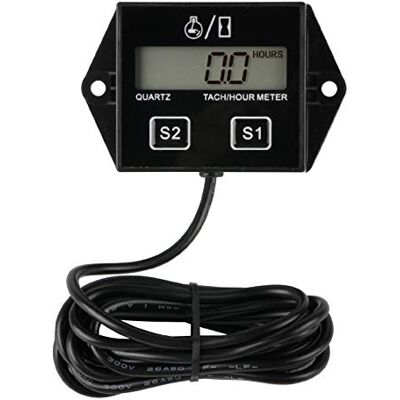 Runleader RL-HM011A Contatore di Ore e Contagiri Digitale per Tosaerba, Trattore, Generatore, Moto – con Promemoria Manutenzione, Batteria Sostituibile, Modalità Sleep Automatica Runleader RL-HM011A Contatore di Ore e Contagiri Digitale per Tosaerba, Trattore, Generatore, Moto – con Promemoria Manutenzione, Batteria Sostituibile, Modalità Sleep Automatica