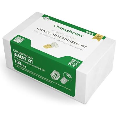 Grimsholm Green Kit inserti filettati Chassi per robot rasaerba, 100 pz Grimsholm Green Kit inserti filettati Chassi per robot rasaerba, 100 pz