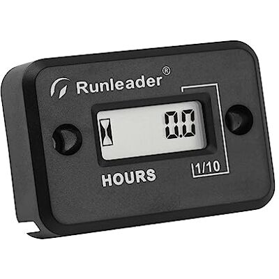 Runleader RL-HM006B Contatore Ore LCD con Manutenzione Impermeabile IP68 Per Piccoli Motori a Benzina. Adatto a Trattore, Generatore, Compressore, Marino, Paramotore, Idropulitrice e Tosaerba Runleader RL-HM006B Contatore Ore LCD con Manutenzione Impermeabile IP68 Per Piccoli Motori a Benzina. Adatto a Trattore, Generatore, Compressore, Marino, Paramotore, Idropulitrice e Tosaerba