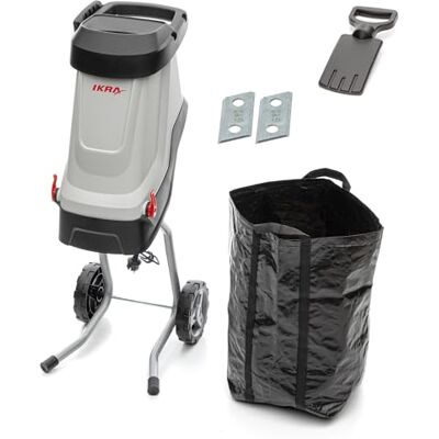 IKRA trituratore elettrico IMH 2800, con sacco 45 l e lame di ricambio IKRA trituratore elettrico IMH 2800, con sacco 45 l e lame di ricambio
