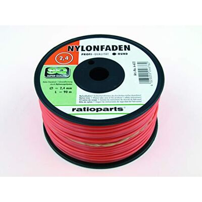 Ratioparts Filo di nylon 2,7 mm Copolimero 240 m filo per decespugliatore rotondo Ratioparts Filo di nylon 2,7 mm Copolimero 240 m filo per decespugliatore rotondo