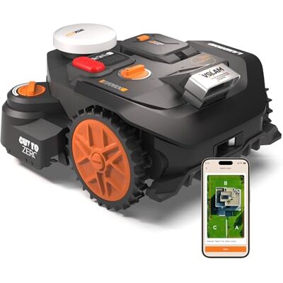 WORX Vision Cloud , 2WD robot rasaerba senza filo perimetrale, 600 m² WORX Vision Cloud , 2WD robot rasaerba senza filo perimetrale, 600 m²