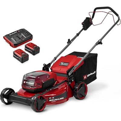 Einhell tosaerba GC-CM 36/51 S Li BL (2x5,2Ah) Power X-Change (36 V, larghezza di taglio 51 cm, fino a 750 m², Brushless, cesto da 50 litri, incl. 2 batt. da 5,2 Ah + 1 Twincharger) Einhell tosaerba GC-CM 36/51 S Li BL (2x5,2Ah) Power X-Change (36 V, larghezza di taglio 51 cm, fino a 750 m², Brushless, cesto da 50 litri, incl. 2 batt. da 5,2 Ah + 1 Twincharger)