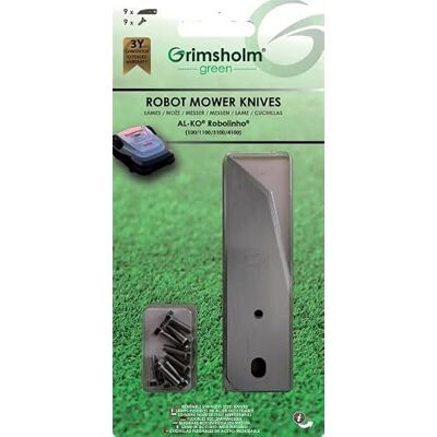 Grimsholm Green Lame per AL-KO Robolinho (modelli E), 9 pezzi Grimsholm Green Lame per AL-KO Robolinho (modelli E), 9 pezzi