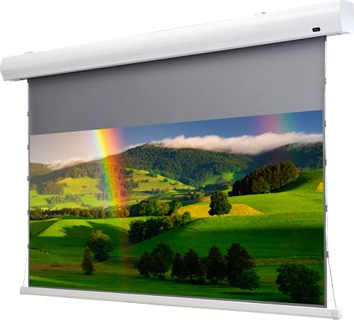 celexon HomeCinema Motorleinwand Tension 199 x 112 cm, 90 Dynamic Slate ALR