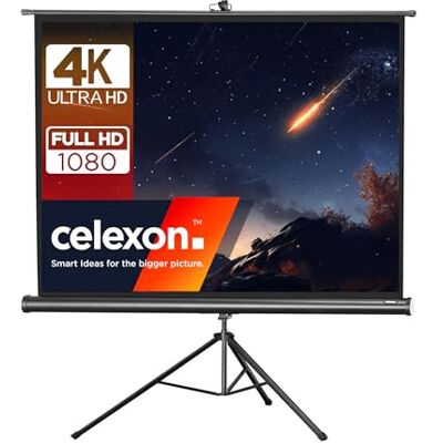 celexon schermo a treppiede Economy, area utile di proiezione 176 x 132, formato 4:3 celexon schermo a treppiede Economy, area utile di proiezione 176 x 132, formato 4:3