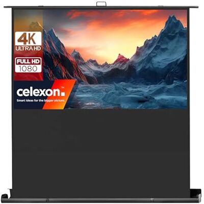 celexon Ultramobil Plus Professional 16:9 200 x 113 cm 8 K 4 K Full HD 3D Schermo portatile per proiettore da togliere e appoggiare Con maniglia + giunto a forbice celexon Ultramobil Plus Professional 16:9 200 x 113 cm 8 K 4 K Full HD 3D Schermo portatile per proiettore da togliere e appoggiare Con maniglia + giunto a forbice
