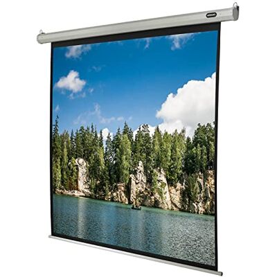 celexon ELECTRIC ECONOMY, Schermo motorizzato adatto per tutti i tipi di proiezione, fattore Gain di 1,2, formato 1:1, 180 x 180 cm, bianco celexon ELECTRIC ECONOMY, Schermo motorizzato adatto per tutti i tipi di proiezione, fattore Gain di 1,2, formato 1:1, 180 x 180 cm, bianco