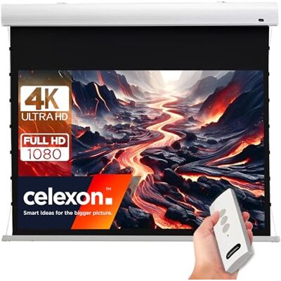 celexon HomeCinema Motorleinwand Tension 280 x 158 cm, 120 MWHT celexon HomeCinema Motorleinwand Tension 280 x 158 cm, 120 MWHT