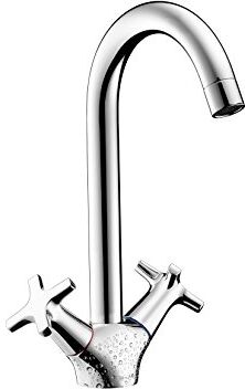 Hansgrohe MySport-Miscelatore per lavello da cucina, con beccuccio girevole, cromato, Norme