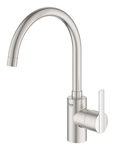 Grohe Miscelatore Lavello, Acciaio Satinato